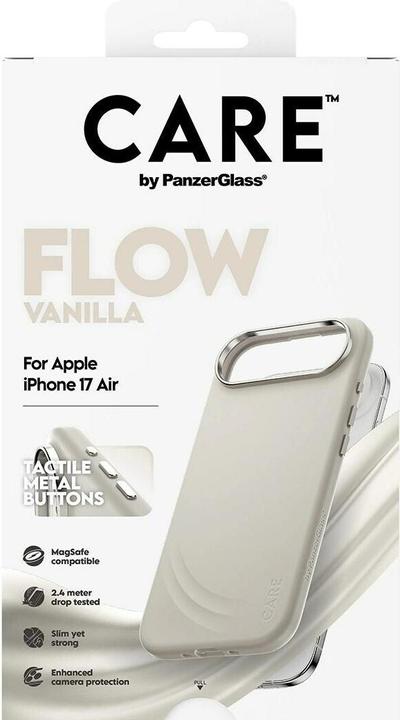 Produktbild PanzerGlass CARE by Feature FLOW Case Vanilla w. MagSafe iPhone 17 Air (Apple iPhone Air)