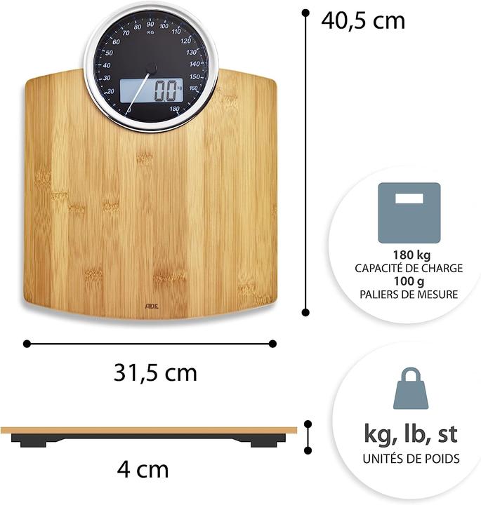 Produktbild ADE Digitale Körperwaage (180 kg)