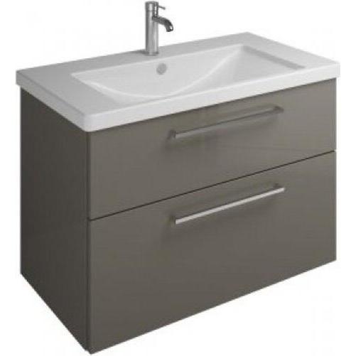 Thumbnail - burgbad, Badmöbelset, Eqio Keramik-Waschtisch inklusive Waschtischunterschran, Breite 930 mm