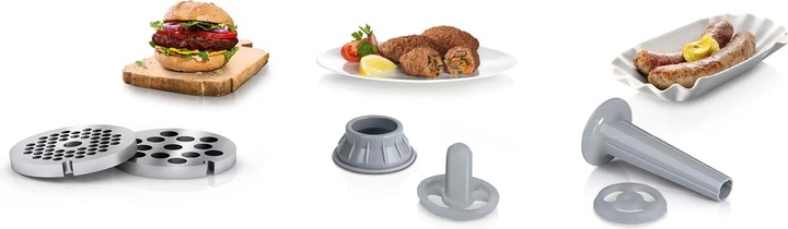 Produktbild Bosch Hausgeräte MFW2520W Fleischwolf Edelstahl