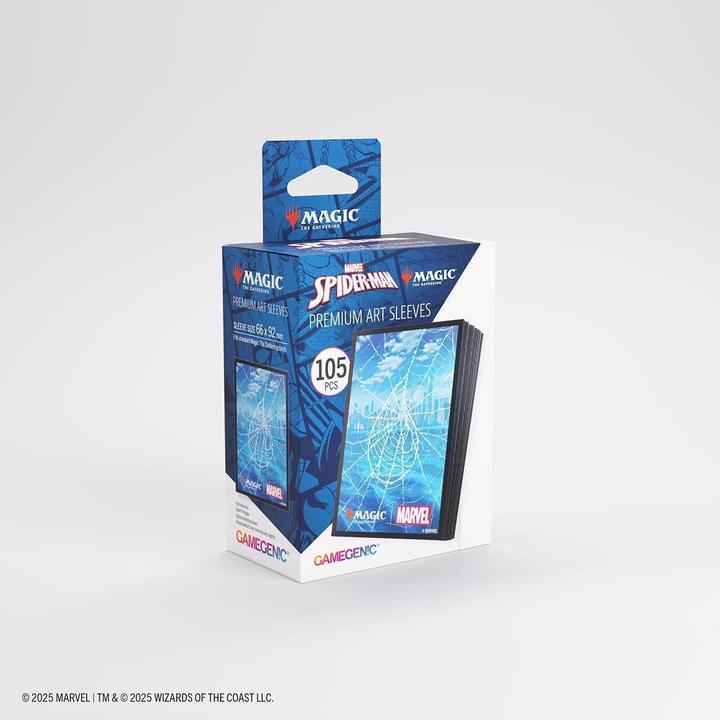 Actual product image Gamegenic - Magic: The Gathering | Marvel's Spider-Man Premium Art Sleeves - Spider-Man Island
