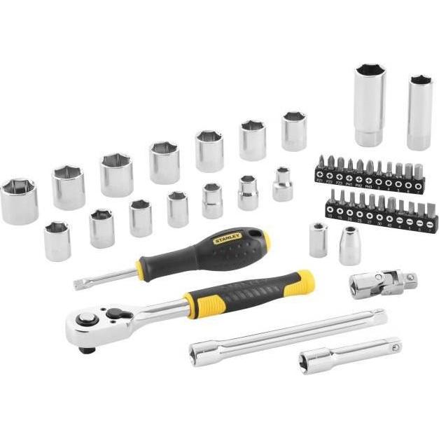 Stanley, Meissel, Juego de vasos 3/8" - 45 piezas