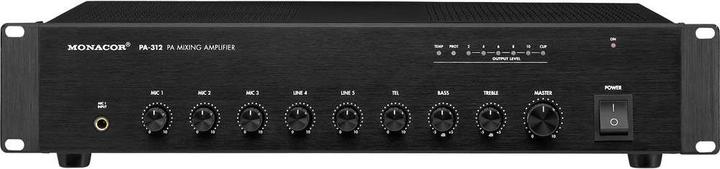 Actual product image Monacor ELA amplifier PA-312 120 W (Amplifier)