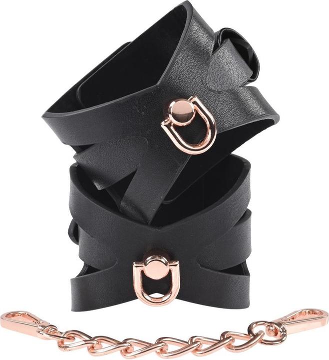 Produktbild Sportsheets Sex And Mischief Brat Handcuffs Black 28 cm