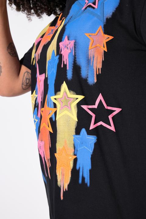 Produktbild Angel of Style T-Shirt, Boxy Fit, Sternen-Druck (52)
