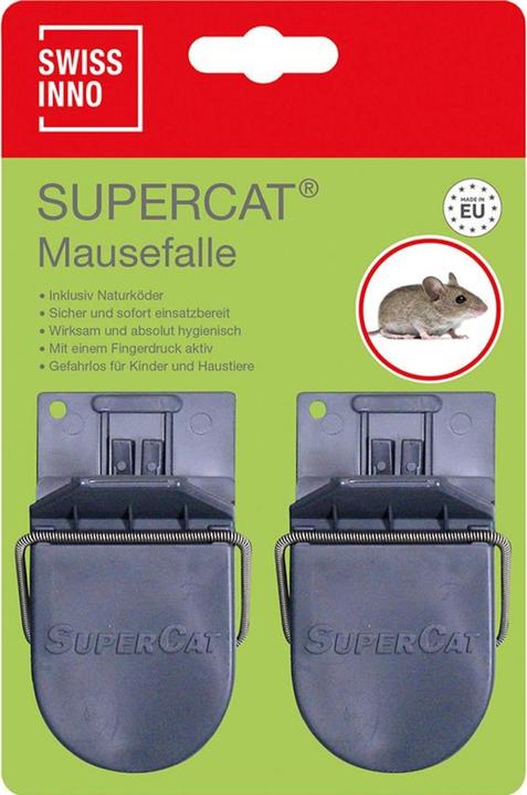 Actual product image Magni Mousetrap SuperCat set of 2 incl. bait display, content 40 pieces Swissinno Solution