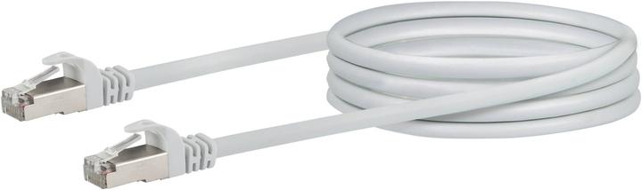 Actual product image Schwaiger CKB6005 052 Network cable 0.5 m Cat6 SF/UTP (S-FTP) White (SF/UTP, CAT6, 0.50 m)