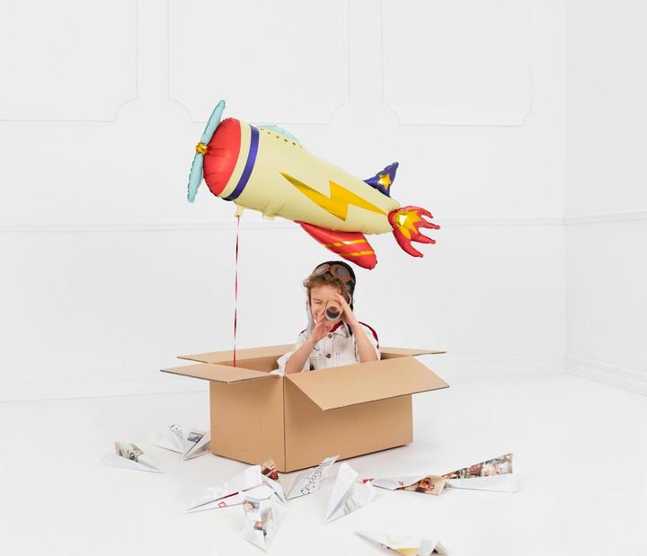 Produktbild Partydeco Ballon - Flugzeug (1 x)