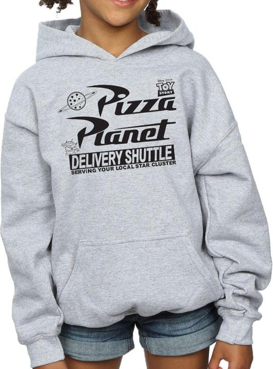 Produktbild Disney Toy Story Pizza Planet Logo Kapuzenpullover Mädchen (140, 146)