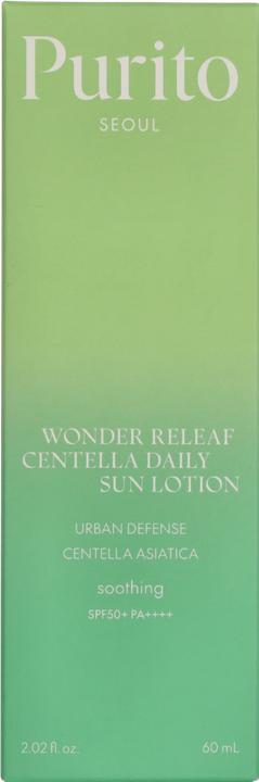 Image du produit Purito Wonder Releaf Centella (Lotion solaire, SPF 50+, 60 ml, 60 g)