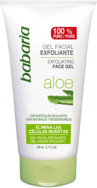 Immagine prodotto Babaria Aloe Vera Gel Esfoliante Viso - Gel esfoliante per tutti i tipi di pelle - 100ml (100 ml)