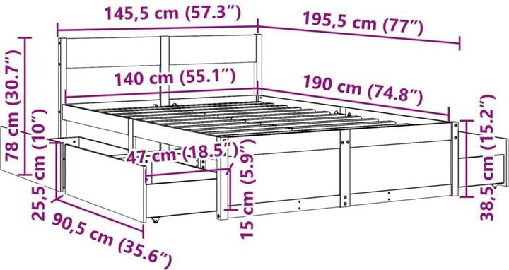 Image du produit VidaXL Kitti (140 x 190 cm)