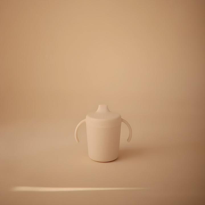 Actual product image Mushie Training Mug Ivory
