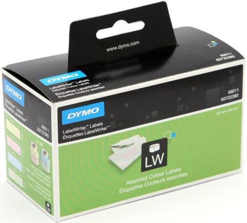 Produktbild Dymo S0722380 Farbige Adress-Etiketten (2.80 cm)
