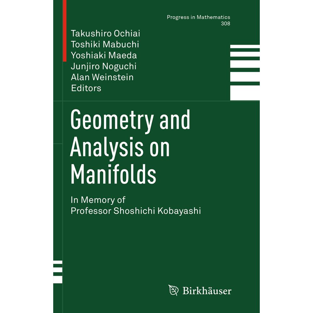 Geometry and Analysis on Manifolds, Fachbücher von Toshiki Mabuchi, Alan Weinstein, Yoshiaki Maeda, Takushiro Ochiai, Ju...