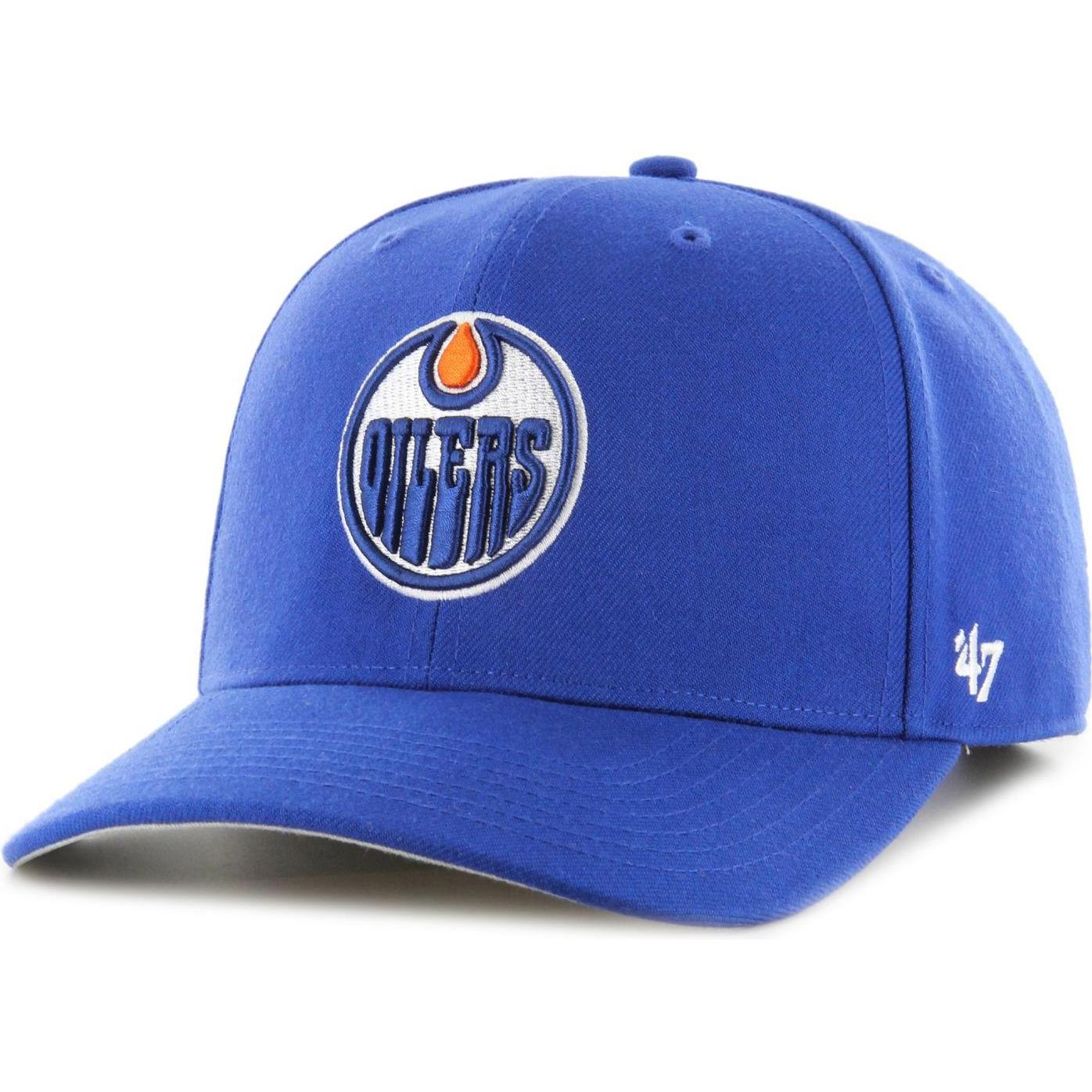 47 Brand, Herren, Cap, Low Snapback Cap - Zone Edmonton Oilers Royal, Blau