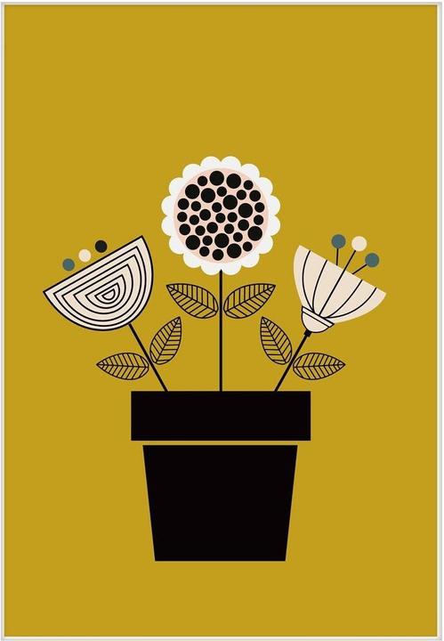 Immagine prodotto Lyndy Hants Stampa vasi da fiori scandi (40 x 30 cm)