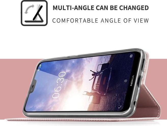 Produktbild MU Classic Classic Leder Bookcover Series (Nokia 6.1 Plus)
