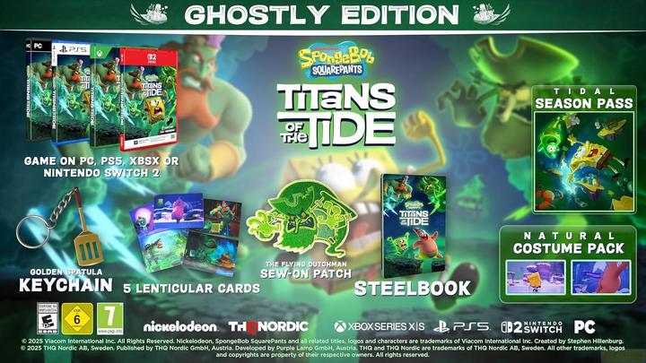 Produktbild THQ SpongeBob - Giganten der Gezeiten PS-5 GHOSTLY Edition streng limitiert (PS5, DE)