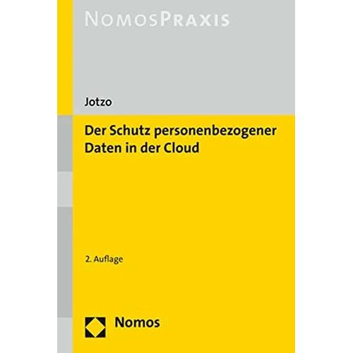 Der Schutz personenbezogener Daten in der Cloud, Fachbücher von Florian Jotzo