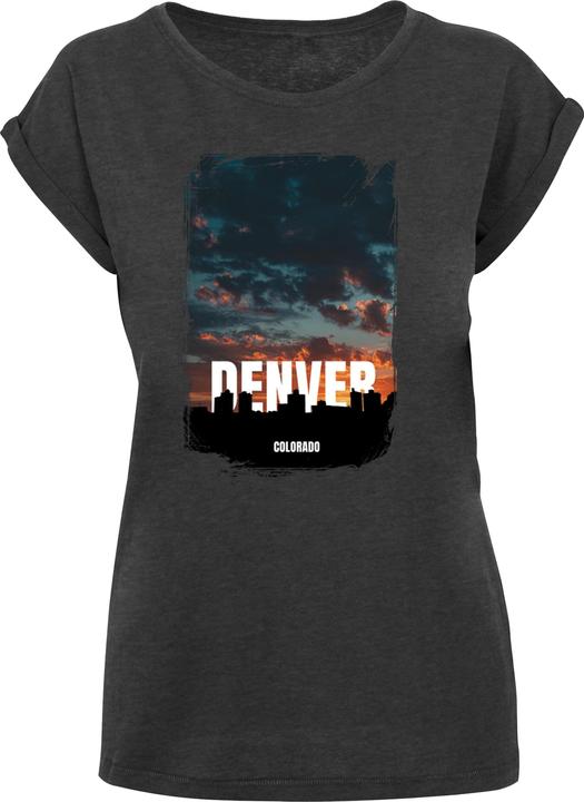 Produktbild Merchcode Ladies Denver Extended Shoulder Tee - 113121 (XXL)