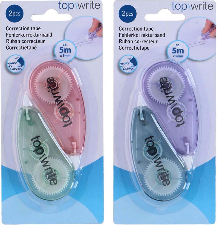 Produktbild Topwrite Korrekturband 5mtr 2pcs 2as