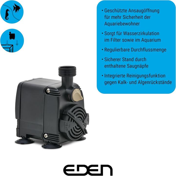 Produktbild Eden WaterParadise PAS 3000 94017 Aquarien-Pumpe