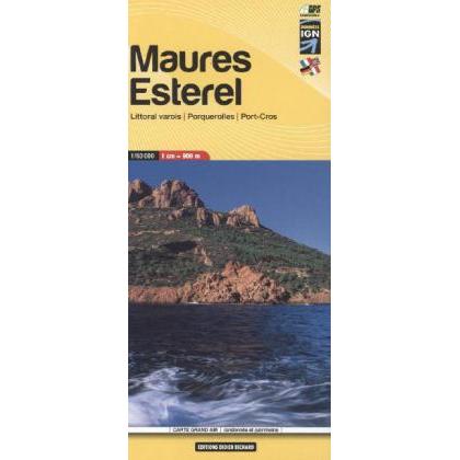 Carte Grand Air. Maures,Esterel, Landkarte