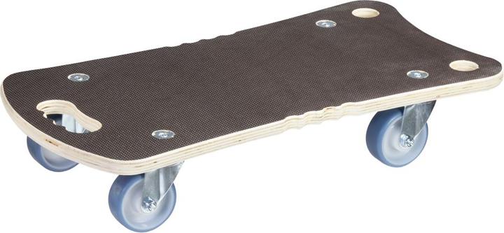 WAGNER Carrello Portapiante MAXIGRIP 39x39x10 Cm – Legno FSC, Portata 200 Kg – Made In Germany - 3