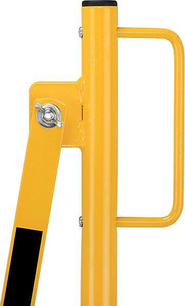Actual product image kaiserkraft Barrier post with scissors grid