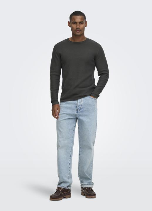Immagine prodotto Only & Sons Normal geschnitten Rundhalsausschnitt Pullover Strickpullover (M)
