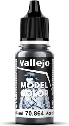 Actual product image Vallejo Model Colour - Natural Steel (70.864)