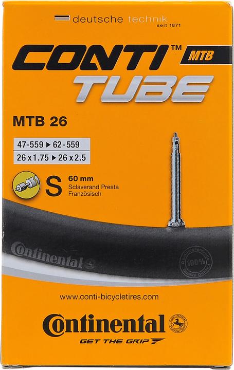 Produktbild Continental Mtb (Presta (SV), 26", 60 mm)