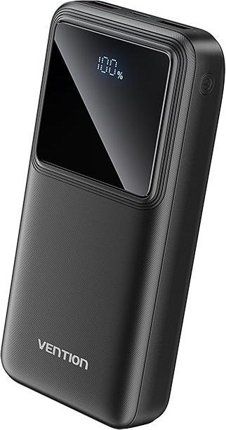 Immagine prodotto Vention Powerbank,, FHLB0, 20000mAh, Micro-USB, USB-C, 2xUSB-A, 22.5W (nero) (20000 mAh, 22.50 W, 74 Wh)
