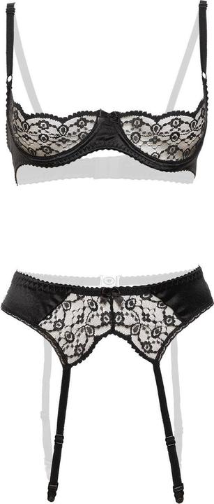 Produktbild Christine Le Duc 3-teiliges BH-Set Gush - Schwarz (S)