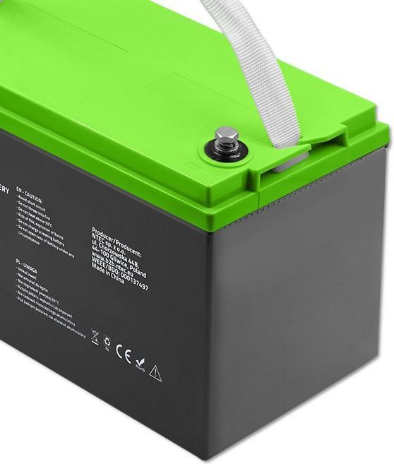 Immagine prodotto Qoltec 53080 Batteria al gel 12V 100Ah (12 V, 100 Ah)