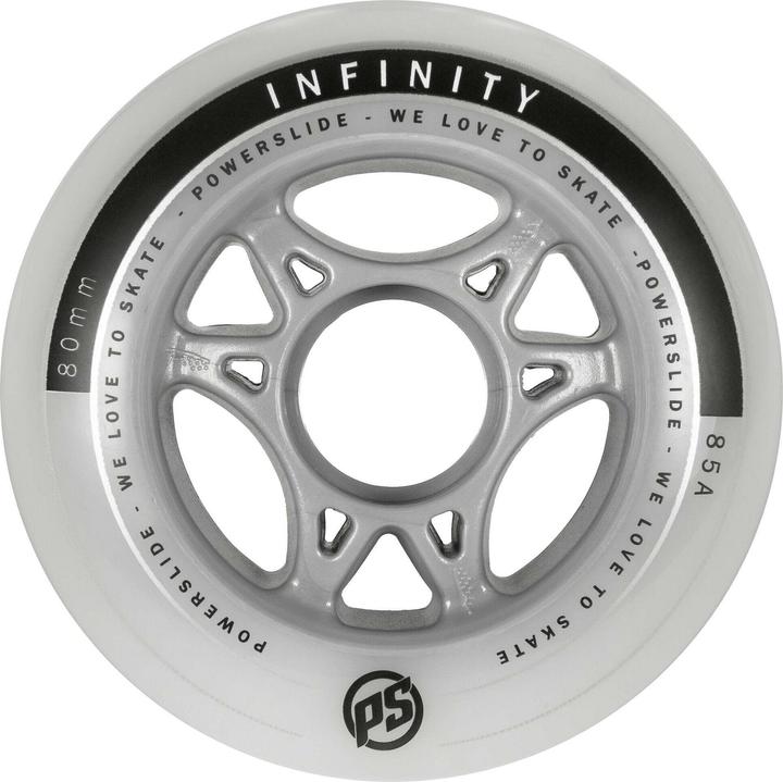 Produktbild Powerslide Skateboard Wheels Infinity 4-Pack 2023 (80 mm, 85A)