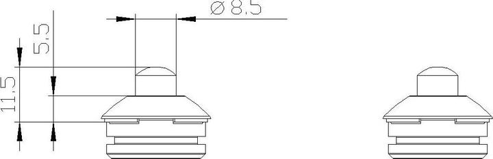 Immagine prodotto Siemens Pistone rotondo in acciaio inossidabile