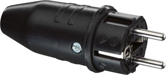 Actual product image As - Schwabe Solid rubber plug (CEE 7/7)