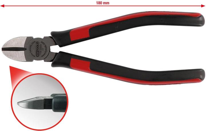 Actual product image KS Tools SlimPOWER diagonal side cutter (180 mm)