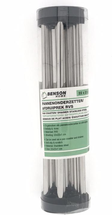 Actual product image Benson Home Pan coaster/ drainer SS (Pan coaster)