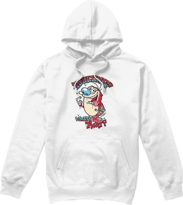 Produktbild Ren & Stimpy Adulting Whats That? Kapuzenpullover (M)