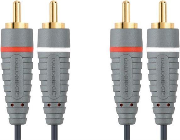 Actual product image Bandridge BLUE Stereo RCA Cable (1 m, Cinch)
