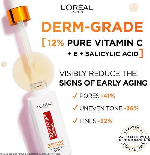 Image du produit L'Oréal Paris Revitalift Pure 12% vitamine C (30 ml)