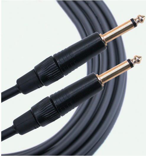 Mogami Câble d'instrument Gold Series (3 m, Câble jack 6,3 mm)