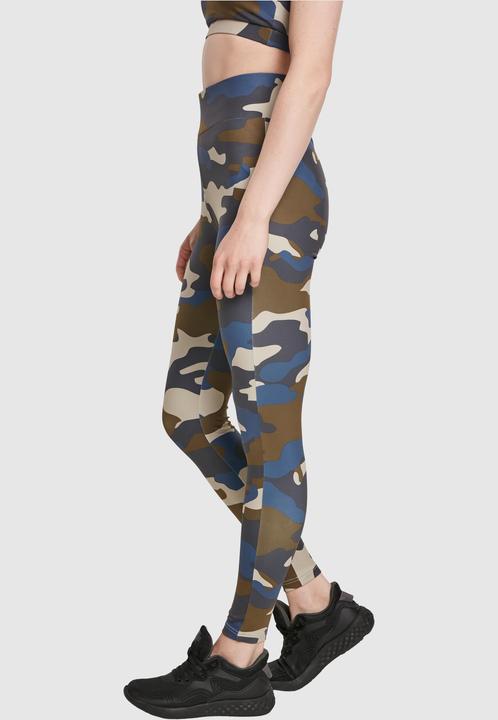 Actual product image Urban Classics Ladies High Waist Camo Tech Leggings (XL)