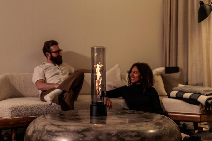 Actual product image Höfats SPIN air 1200 all black Tabletop Fireplace (13.80 cm)