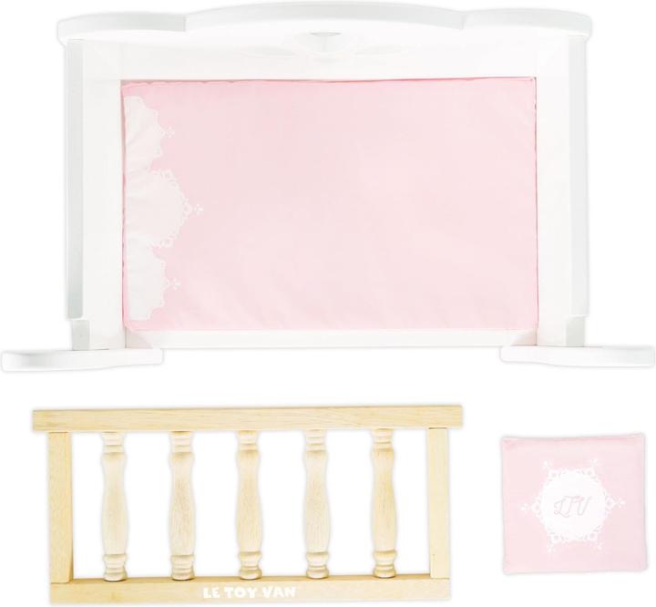 Actual product image Le Toy Van Doll bed with bars