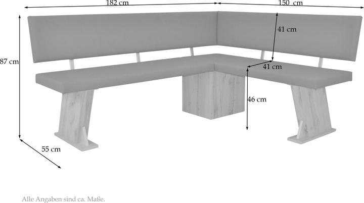 Produktbild Möbel Direkt Online Milan (182 cm)
