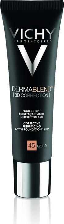 Actual product image Vichy Dermablend (3D Correction) Skin Imperfections Optically Correcting Make-up (45 Gold)